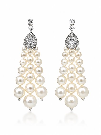Orecchini Recarlo Donna in Oro Perla 9.82 Ct 14016598 - 14016598